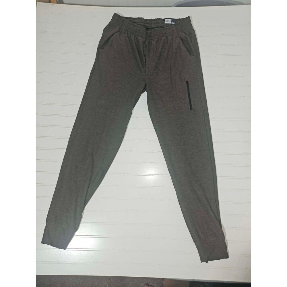 FLX Luxury Soft Jogger Medium Tall Olive Green Performance Joggers NWT - Picture 1 of 5